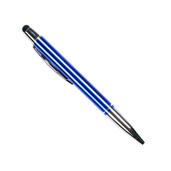 BL-090, Boligrafo metalico con touch y tinta negra, colores: azul, negro, rojo y verde